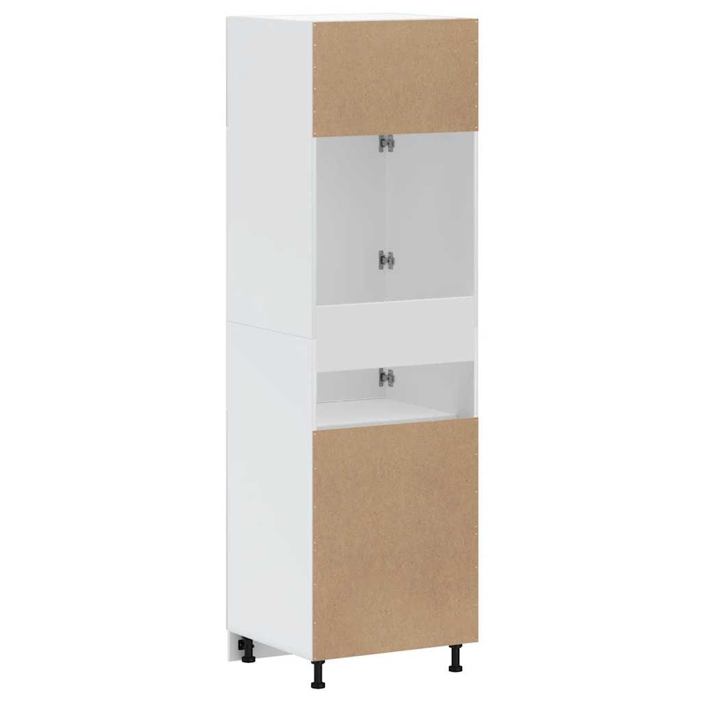 Kitchen Cupboard "Lucca" White Engineered Wood