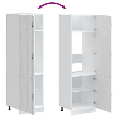 Kitchen Cupboard "Lucca" White Engineered Wood