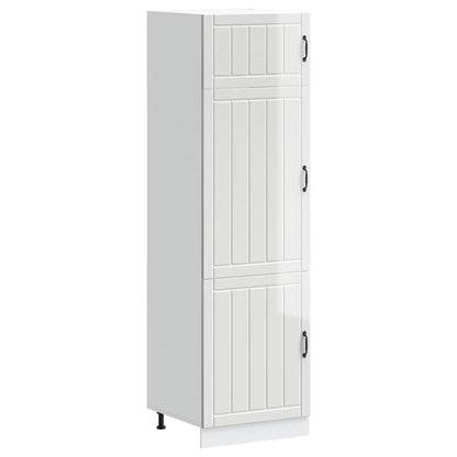Kitchen Cupboard "Lucca" High Gloss White Engineered Wood