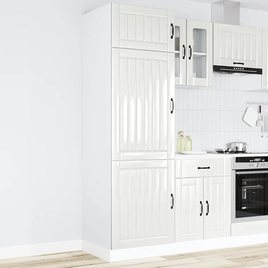Kitchen Cupboard "Lucca" High Gloss White Engineered Wood