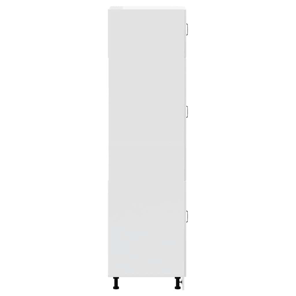 Kitchen Cupboard "Lucca" High Gloss White Engineered Wood