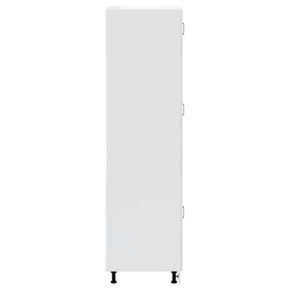 Kitchen Cupboard "Lucca" High Gloss White Engineered Wood