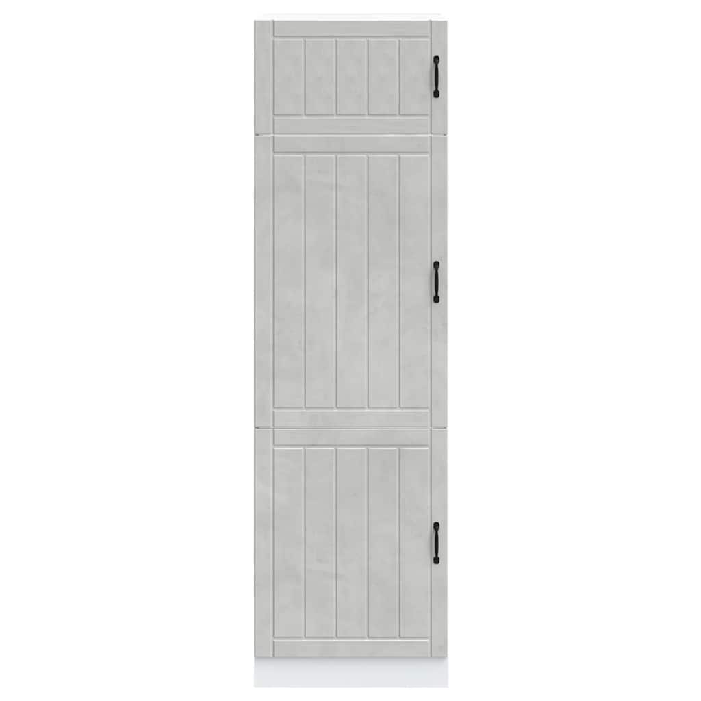 Kitchen Cupboard "Lucca" Concrete Grey Engineered Wood