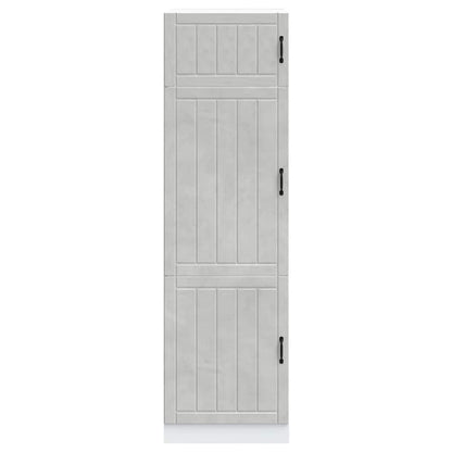 Kitchen Cupboard "Lucca" Concrete Grey Engineered Wood