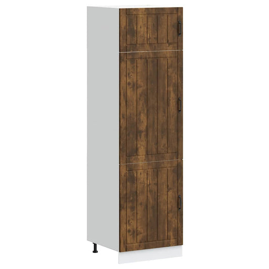 Kitchen Cupboard "Lucca" Smoked Oak Engineered Wood