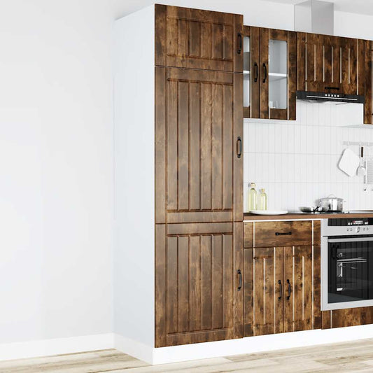 Kitchen Cupboard "Lucca" Smoked Oak Engineered Wood