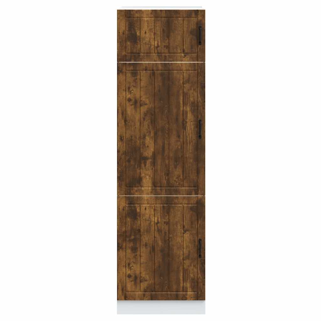 Kitchen Cupboard "Lucca" Smoked Oak Engineered Wood