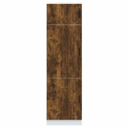 Kitchen Cupboard "Lucca" Smoked Oak Engineered Wood