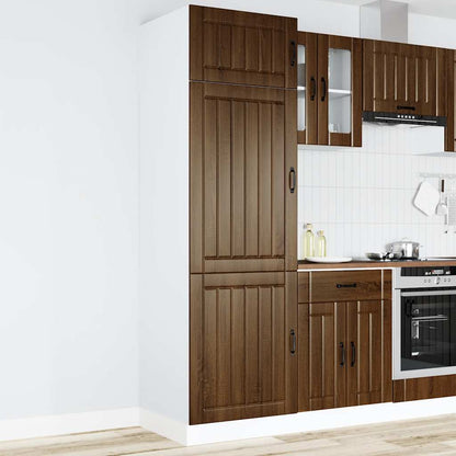 Kitchen Cupboard Lucca Brown Oak Engineered Wood