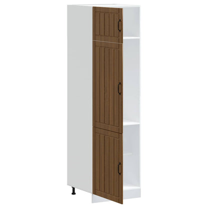 Kitchen Cupboard "Lucca" Brown Oak Engineered Wood