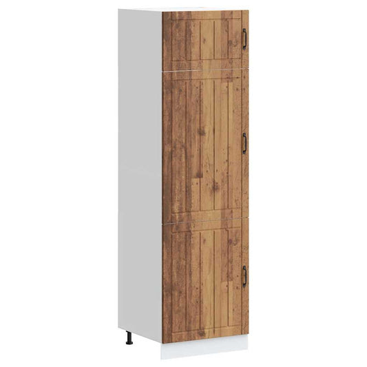 Kitchen Cupboard "Lucca" Old Wood Engineered Wood