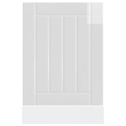 Dishwasher Panel Lucca High Gloss White Engineered Wood
