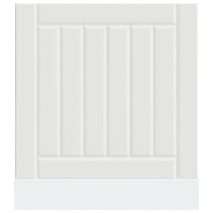 Dishwasher Panel Lucca White Engineered Wood