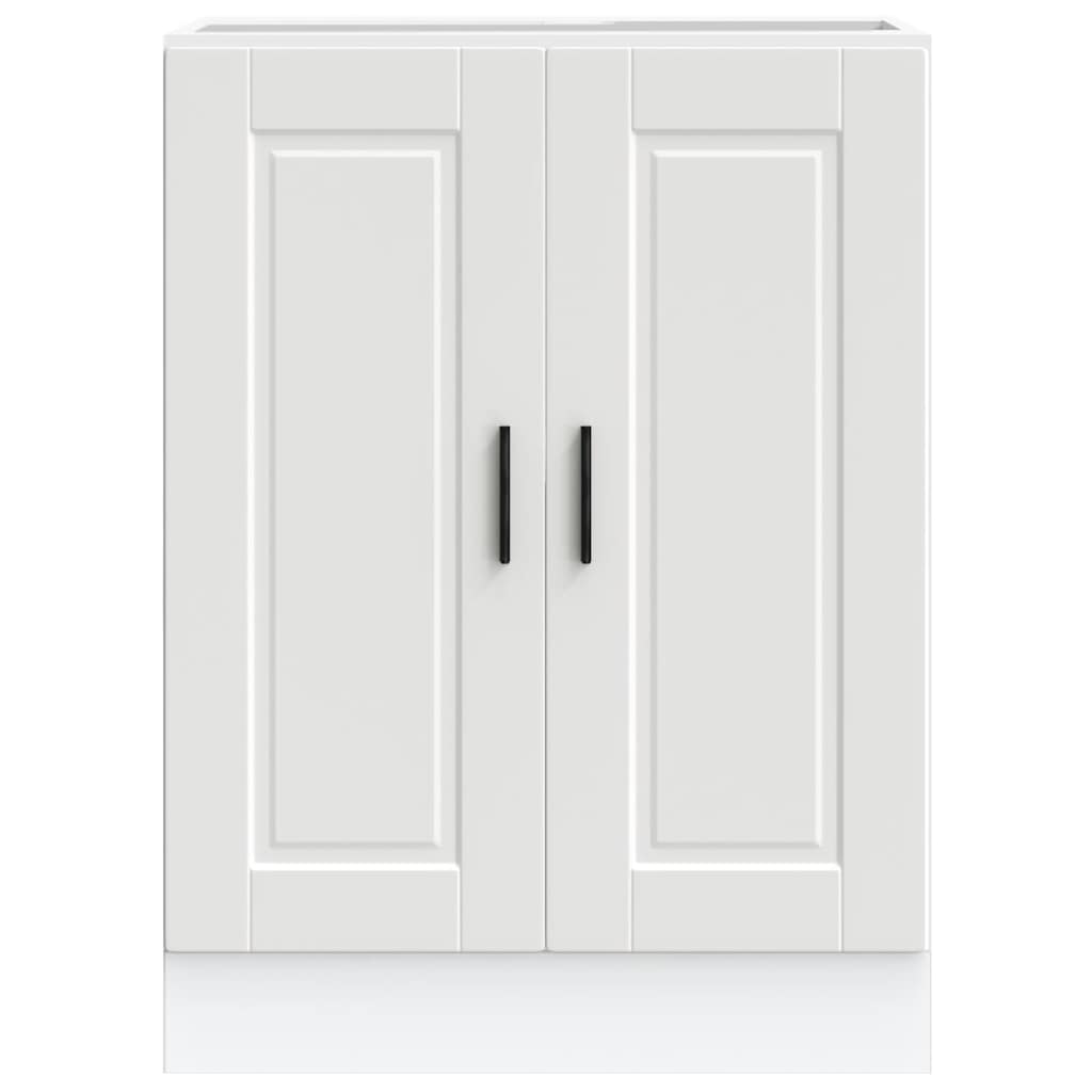 Kitchen Base Cabinet Porto White Engineered Wood