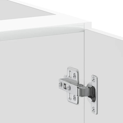 Kitchen Base Cabinet "Porto" High Gloss White Engineered Wood