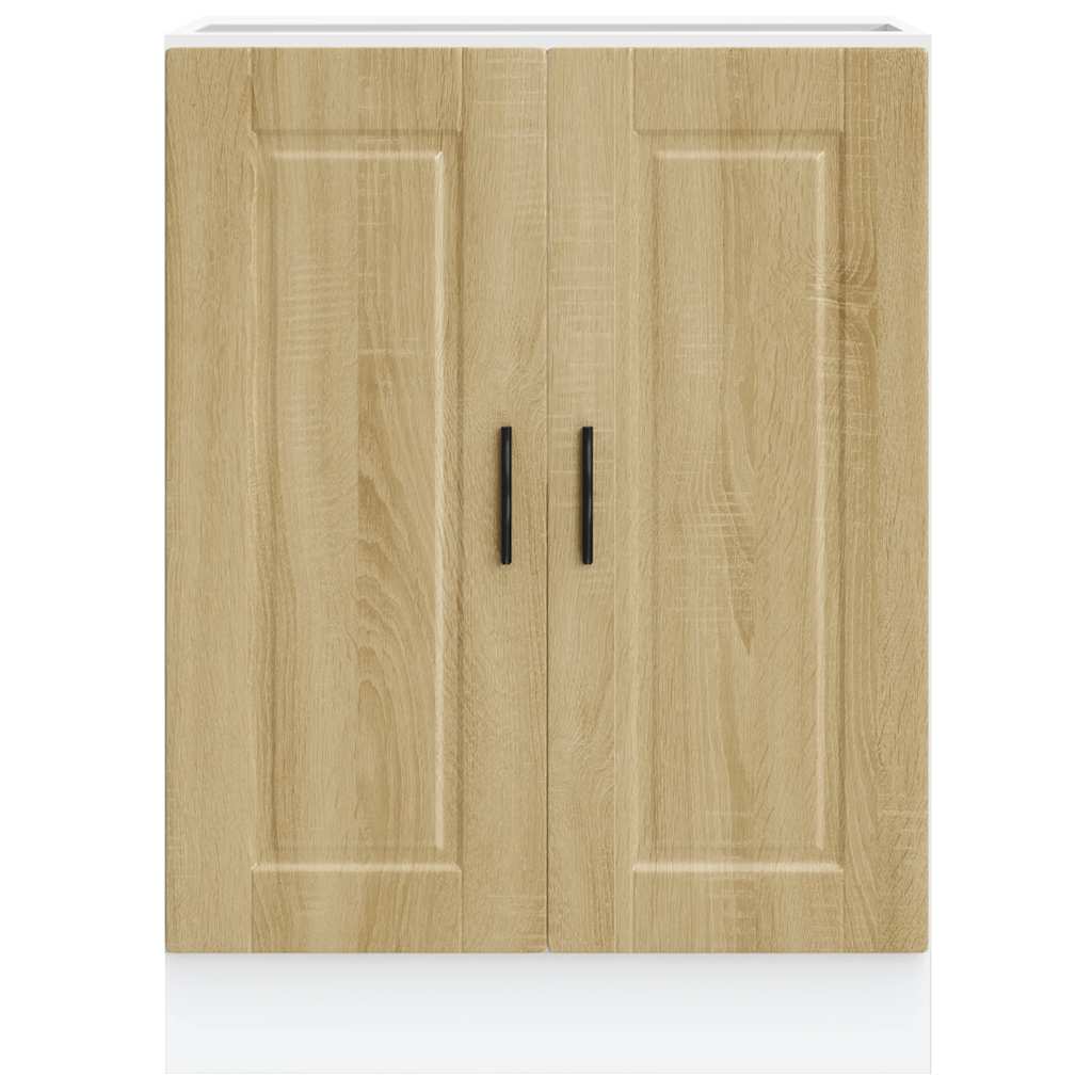 Kitchen Base Cabinet "Porto" Sonoma Oak Engineered Wood