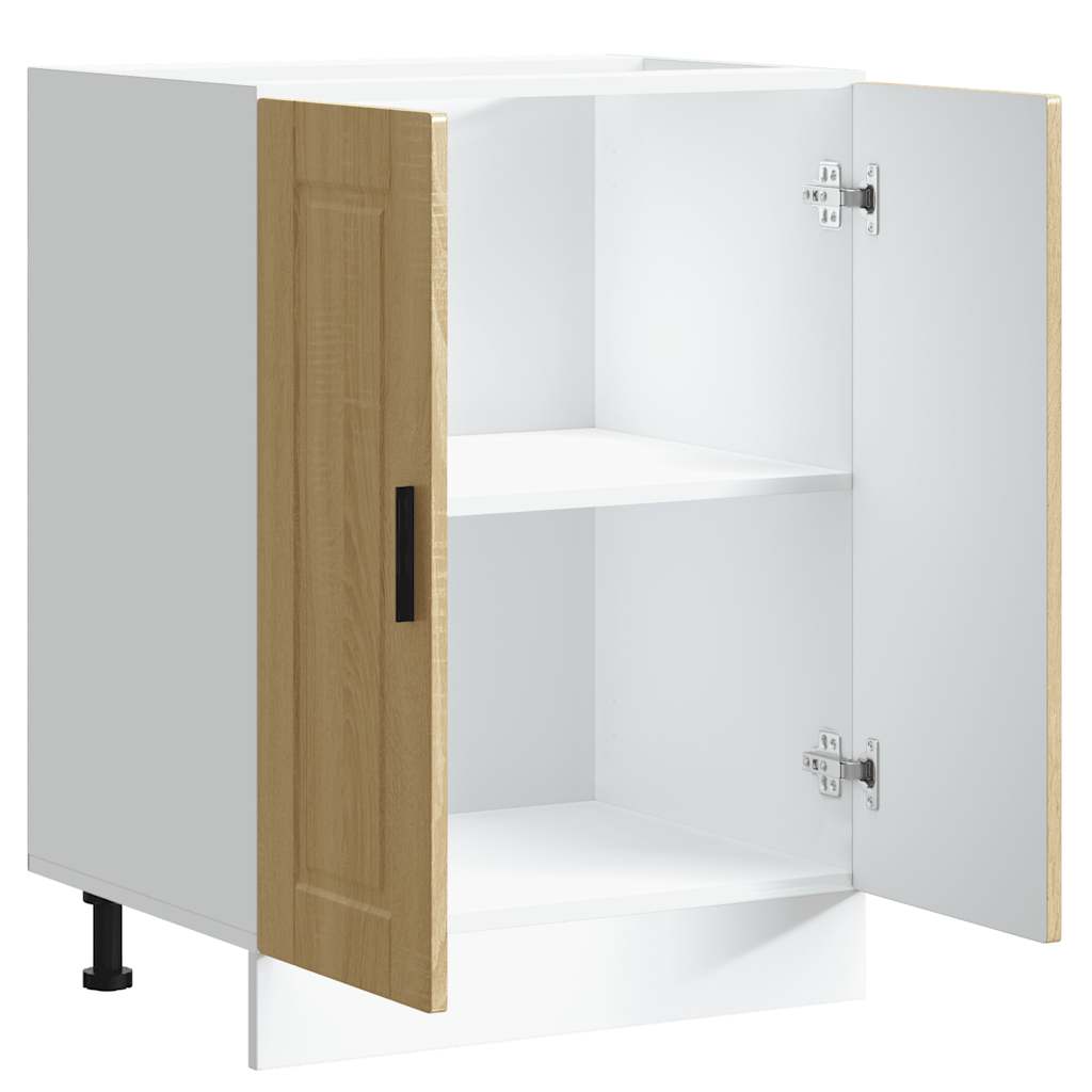 Kitchen Base Cabinet "Porto" Sonoma Oak Engineered Wood