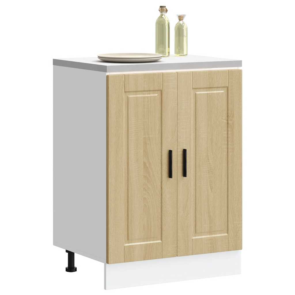 Kitchen Base Cabinet "Porto" Sonoma Oak Engineered Wood