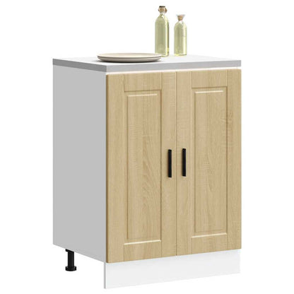 Kitchen Base Cabinet "Porto" Sonoma Oak Engineered Wood