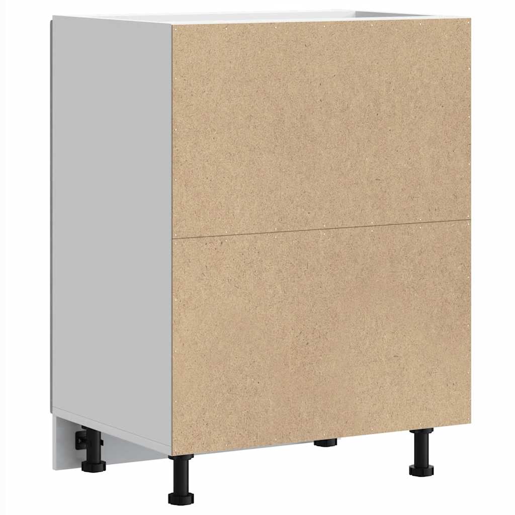 Kitchen Base Cabinet "Porto" Grey Sonoma Engineered Wood