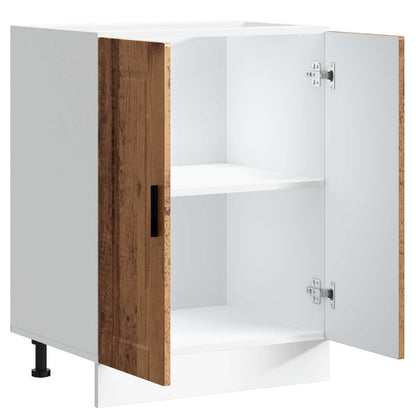 Kitchen Base Cabinet "Porto" Old Wood Engineered Wood