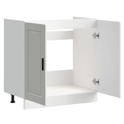 Sink Base Cabinet "Porto" White 80x46x81.5 cm Engineered Wood