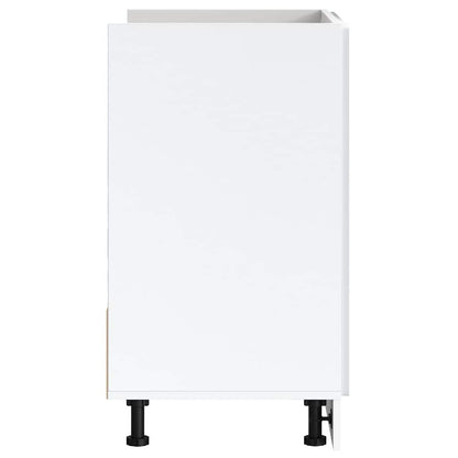 Sink Base Cabinet "Porto" White 80x46x81.5 cm Engineered Wood