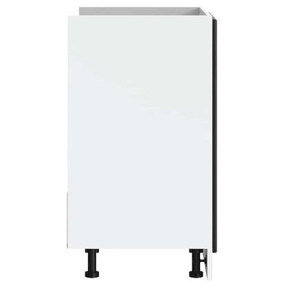 Sink Base Cabinet "Porto" Black 80x46x81.5 cm Engineered Wood