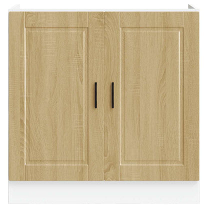 Sink Base Cabinet "Porto" Sonoma Oak 80x46x81.5 cm