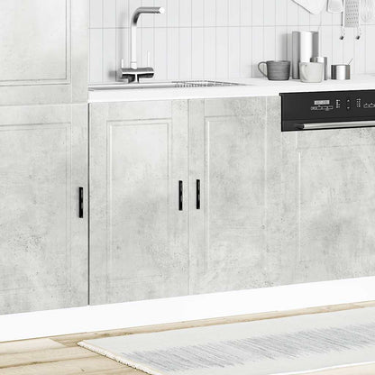 Sink Base Cabinet "Porto" Concrete Grey 80x46x81.5 cm