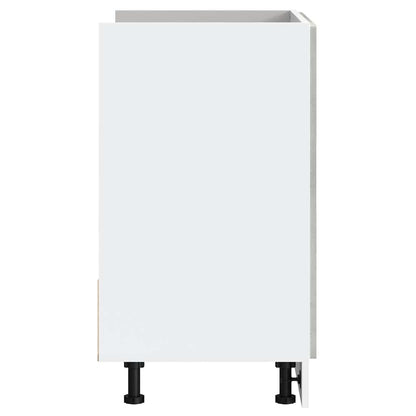 Sink Base Cabinet "Porto" Concrete Grey 80x46x81.5 cm Engineered Wood