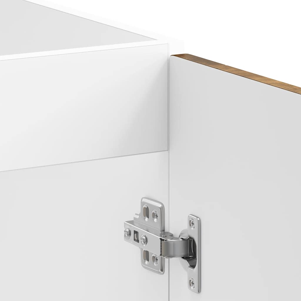 Sink Base Cabinet "Porto" Smoked Oak 80x46x81.5 cm