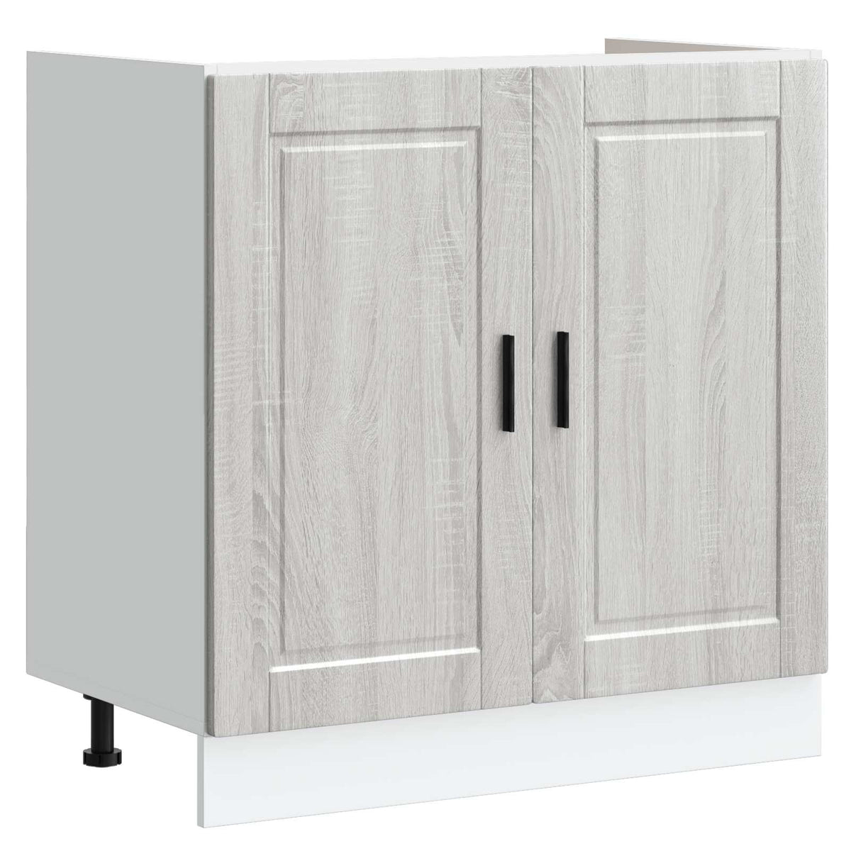 Sink Base Cabinet "Porto" Grey Sonoma 80x46x81.5 cm