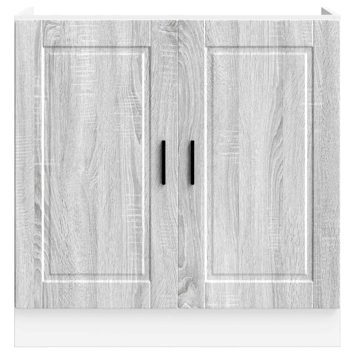 Sink Base Cabinet "Porto" Grey Sonoma 80x46x81.5 cm