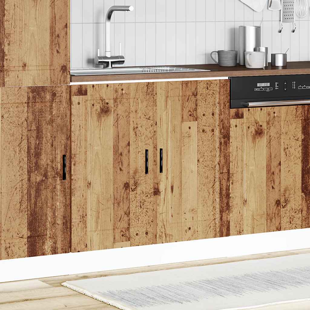 Sink Base Cabinet "Porto" Old Wood 80x46x81.5cm Engineered Wood