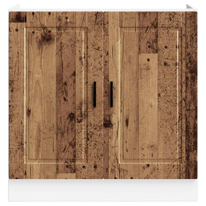 Sink Base Cabinet "Porto" Old Wood 80x46x81.5cm Engineered Wood
