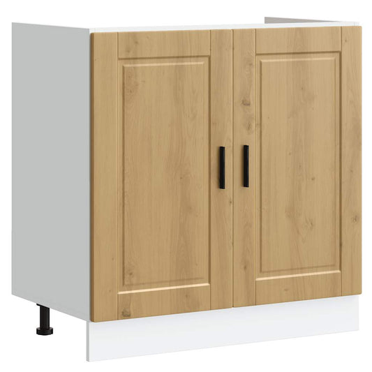 Sink Base Cabinet "Porto" Artisan Oak 80x46x81.5 cm