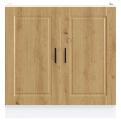 Sink Base Cabinet "Porto" Artisan Oak 80x46x81.5 cm