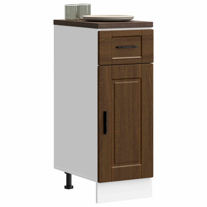 Kitchen Base Cabinet "Porto" Brown Oak Engineered Wood