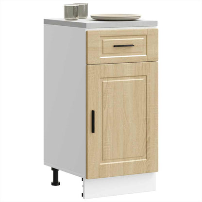 Kitchen Base Cabinet Porto Sonoma Oak Engineered Wood