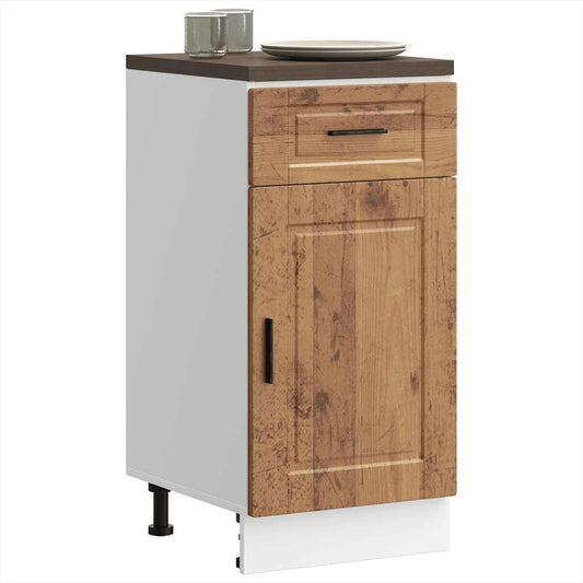 Kitchen Base Cabinet "Porto" Old Wood Engineered Wood