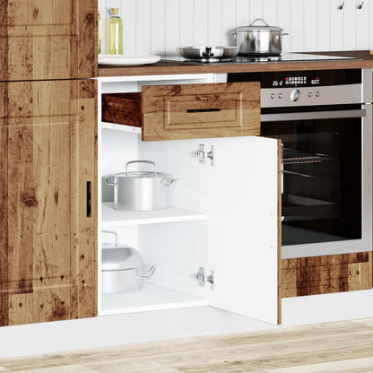 Kitchen Base Cabinet "Porto" Old Wood Engineered Wood