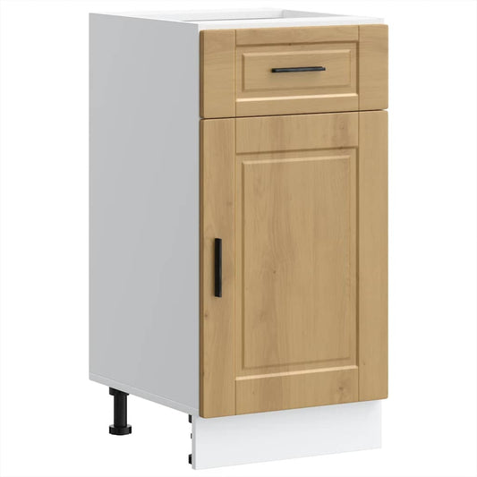 Kitchen Base Cabinet "Porto" Artisan Oak Engineered Wood