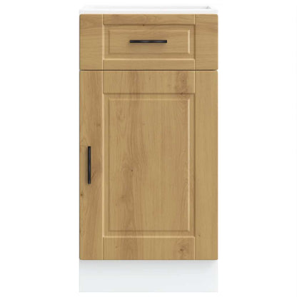 Kitchen Base Cabinet Porto Artisan Oak Engineered Wood