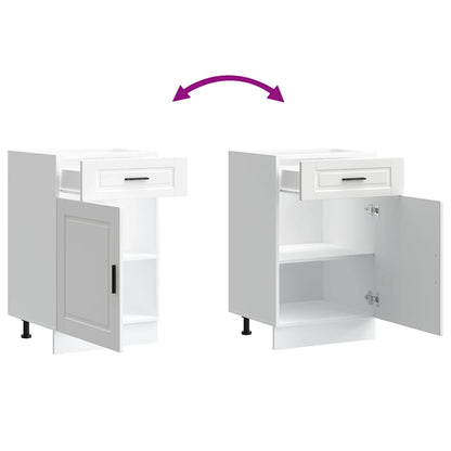 Kitchen Base Cabinet Porto White Engineered Wood