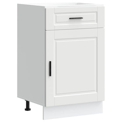 Kitchen Base Cabinet "Porto" White Engineered Wood