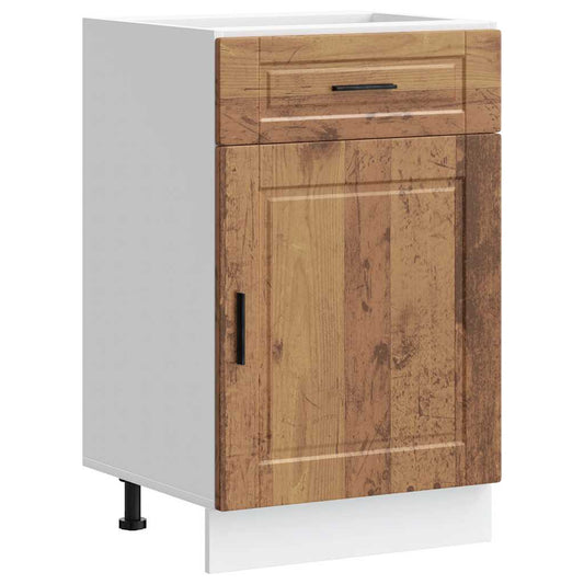 Kitchen Base Cabinet "Porto" Old Wood Engineered Wood