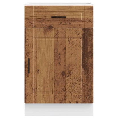 Kitchen Base Cabinet "Porto" Old Wood Engineered Wood