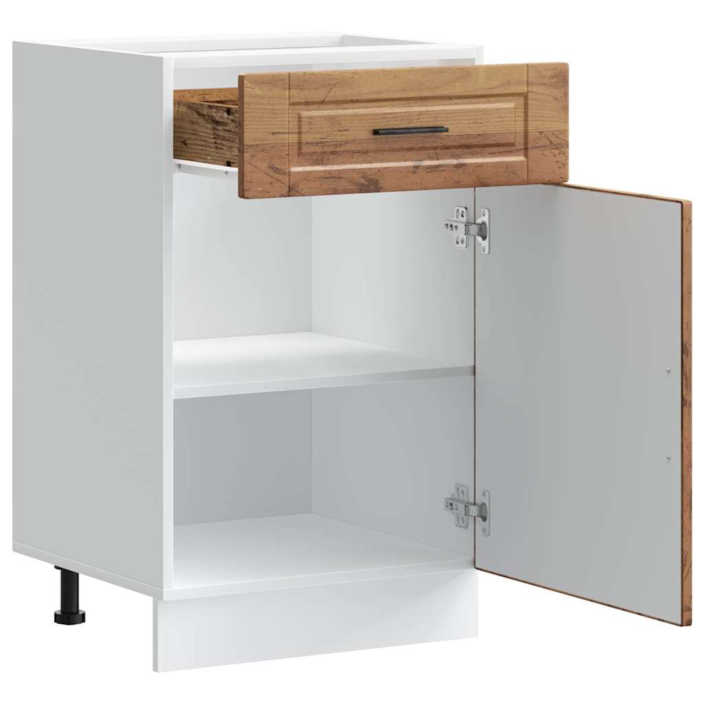 Kitchen Base Cabinet Porto Old Wood Engineered Wood