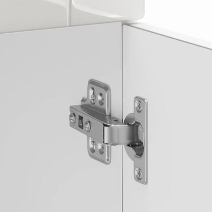 Kitchen Base Cabinet "Porto" High Gloss White Engineered Wood